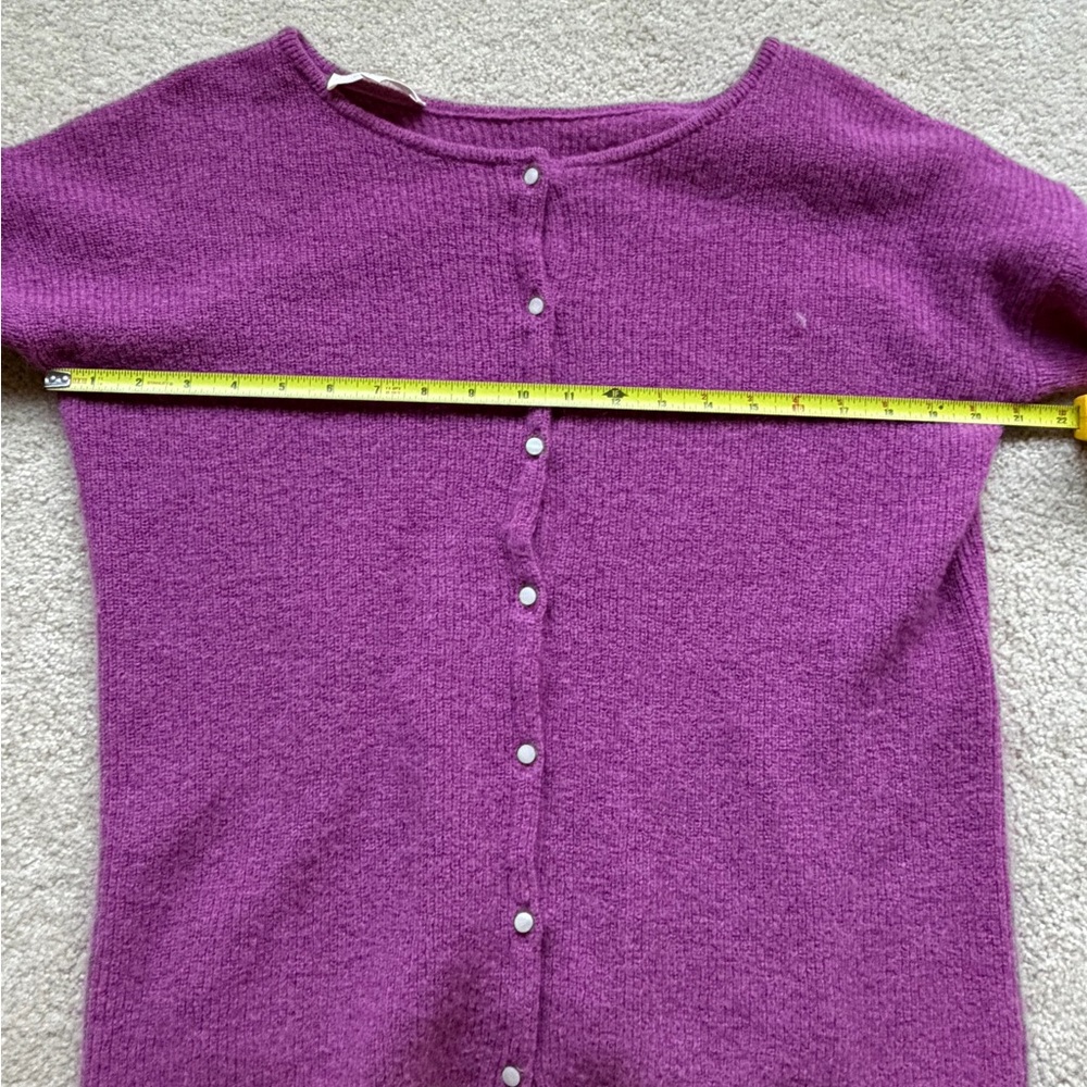 Sezane orchid Gaspard cardigan - Picture 8 of 9